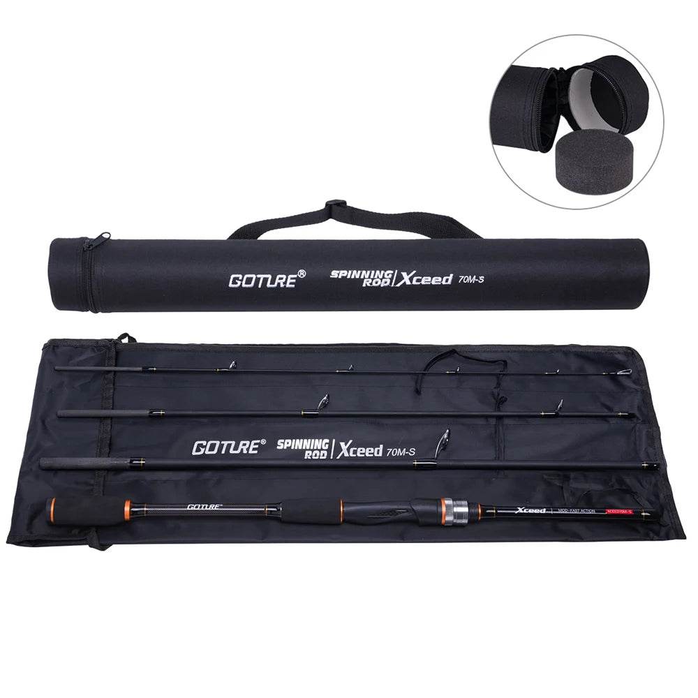 Goture Xceed Carbon Travel Rod – Versatile Spinning & Casting - Fish & Cheaps | Fishing & Outdoor Gear