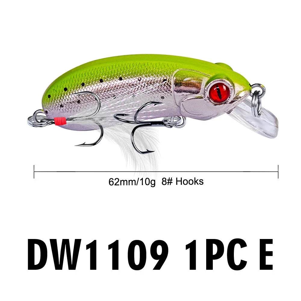 PROBEROS 6.2cm Floating Minnow – Precision Lure Action - Fish & Cheaps | Fishing & Outdoor Gear