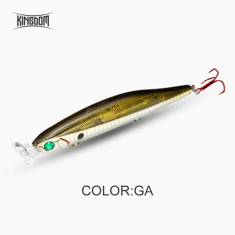Kingdom Floating Jerk Minnow & Popper Lure - Fish & Cheaps | Fishing & Outdoor Gear