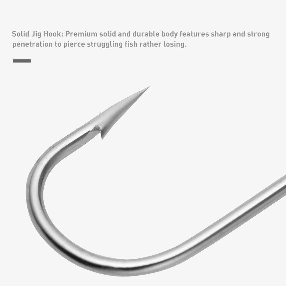 JOHNCOO Luminous 3D Eye Jig Heads – 8 Pack - Fish & Cheaps | Fishing & Outdoor Gear