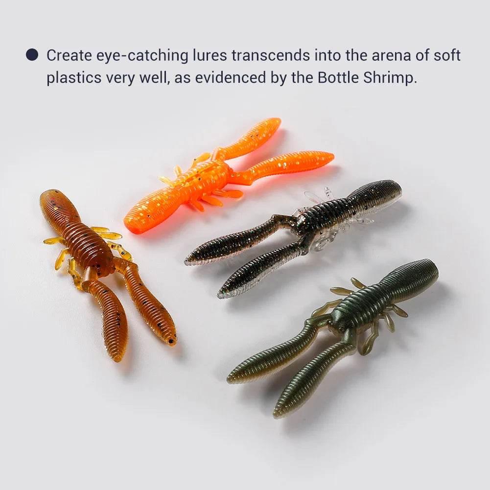 NOEBY Bottle Shrimp – Lifelike Soft Bait for Predator Angling - Fish & Cheaps | Fishing & Outdoor Gear