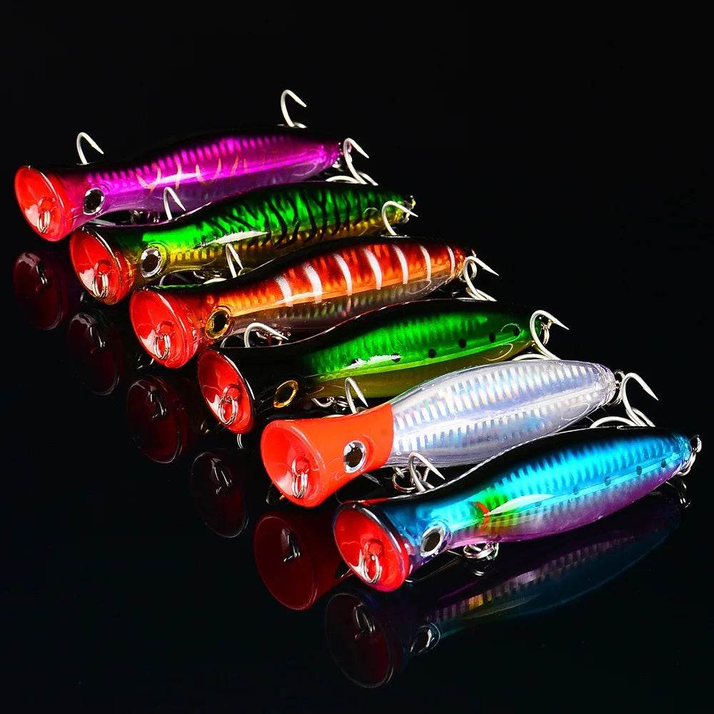 PROBEROS Popper Fishing Lure – 13cm 43g Topwater - Fish & Cheaps | Fishing & Outdoor Gear