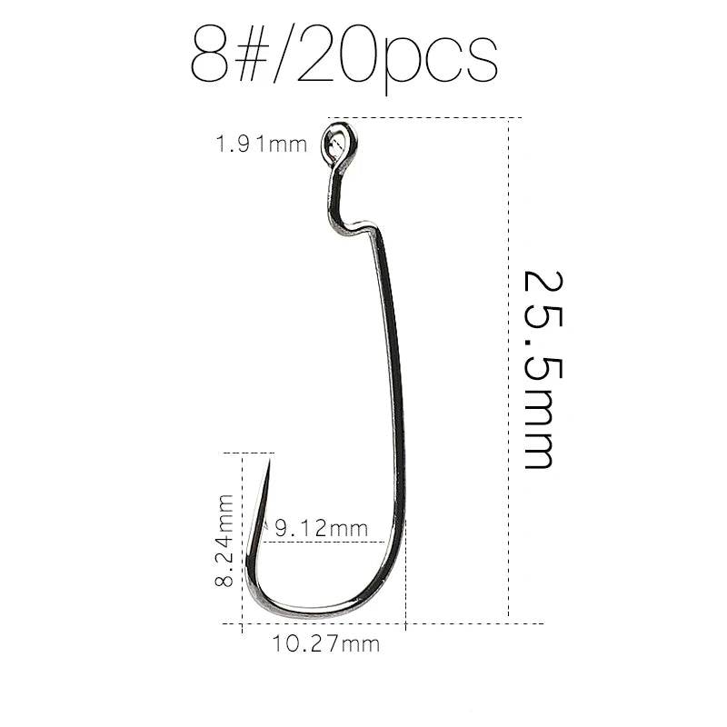 Supercontinent Offset Carbon Steel Crank Hooks – Big Rings - Fish & Cheaps | Fishing & Outdoor Gear