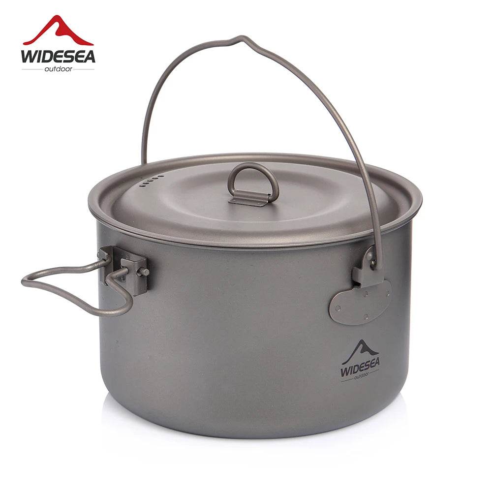 Widesea Titanium Cookware Set — Ultra-Light Outdoor Cooking Pot - Fish & Cheaps | Fishing & Outdoor Gear