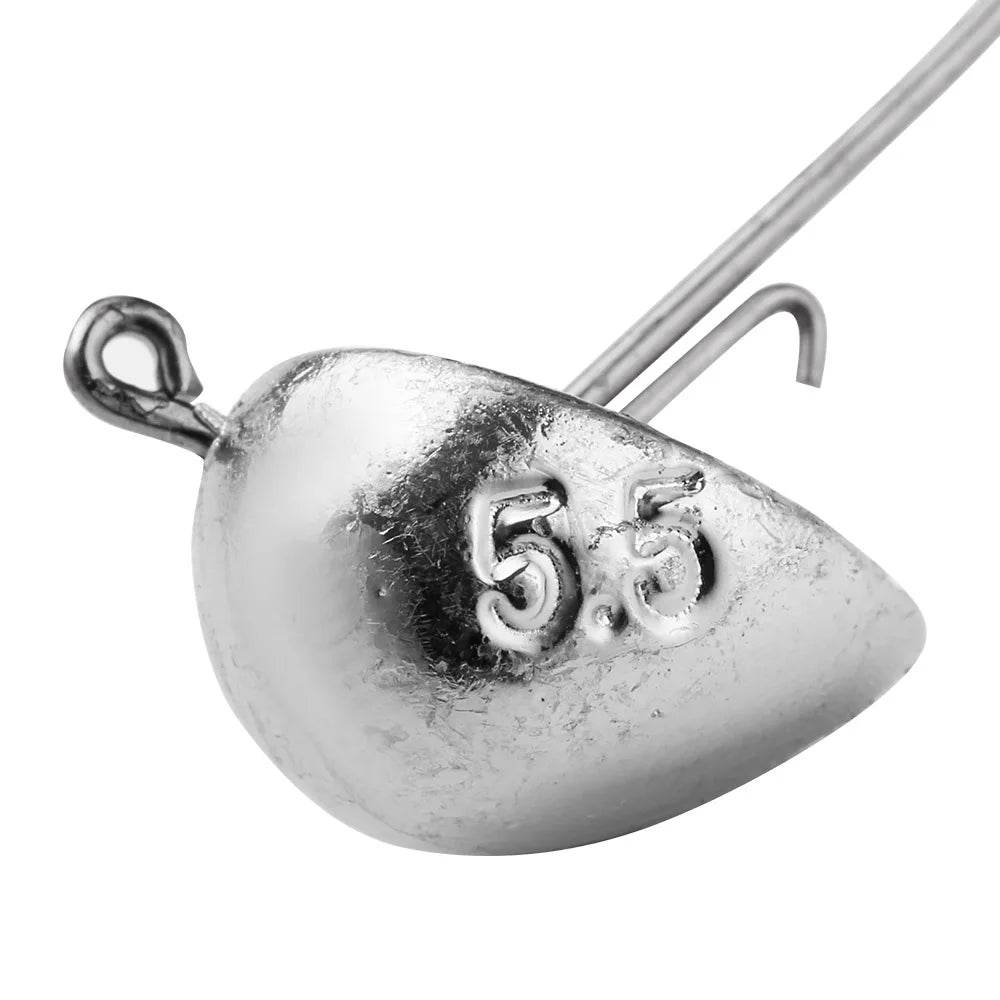 JOHNCOO Jig Head Jig Hooks – 10pcs Set - Fish & Cheaps | Fishing & Outdoor Gear