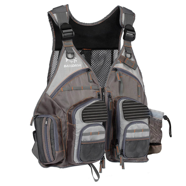 Bassdash Fishing Vest – Adjustable Outdoor Sports Utility - Fish & Cheaps | Fishing & Outdoor Gear