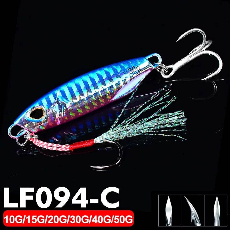 PROBEROS Metal Jig Set – Shore Casting Fishing Spoons - Fish & Cheaps | Fishing & Outdoor Gear