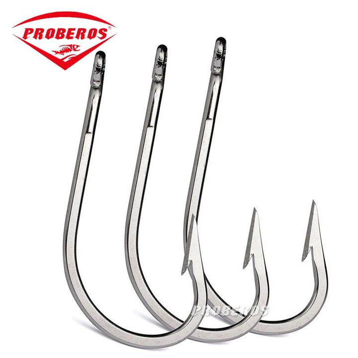 PROBEROS Barbed Circle Hook Set – 5pcs Stainless Jig Hooks - Fish & Cheaps | Fishing & Outdoor Gear
