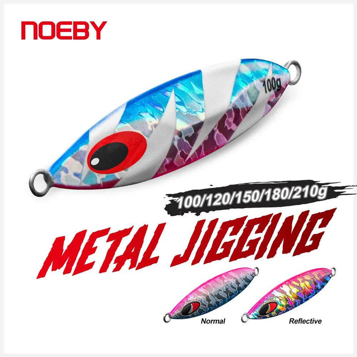 NOEBY Metal Jig – Slow Jigging Spoon Lure - Fish & Cheaps | Fishing & Outdoor Gear