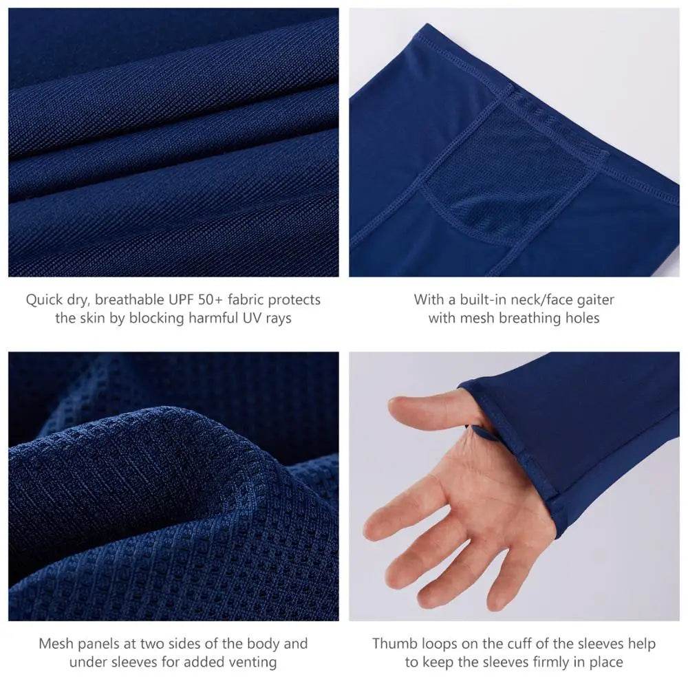 Bassdash UPF 50+ Fishing Shirt with Mask Hoodie - Fish & Cheaps | Fishing & Outdoor Gear