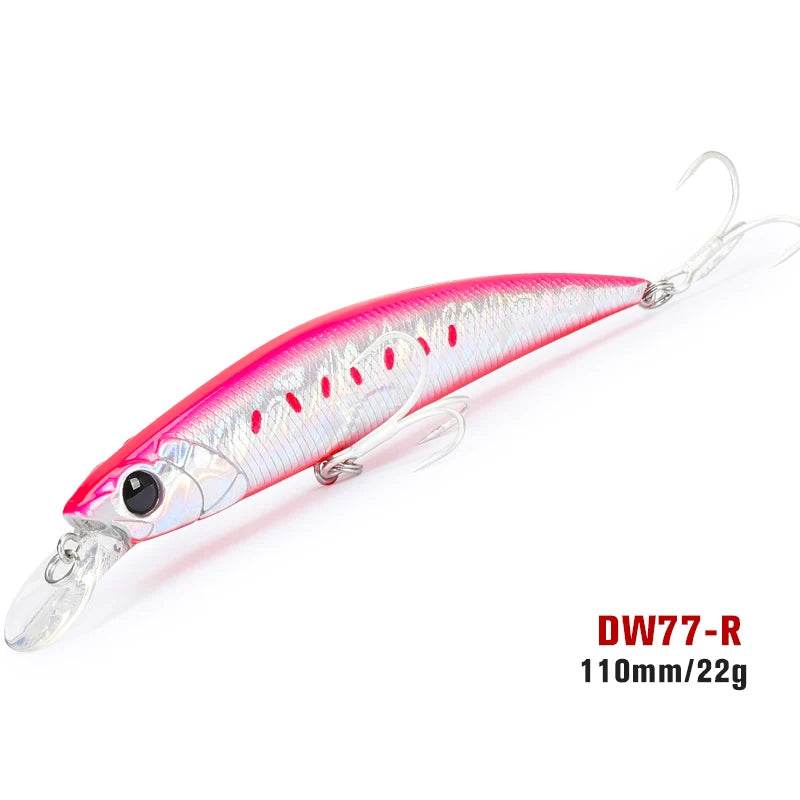 TSURINOYA 110S Long Casting Sinking Minnow - Fish & Cheaps | Fishing & Outdoor Gear
