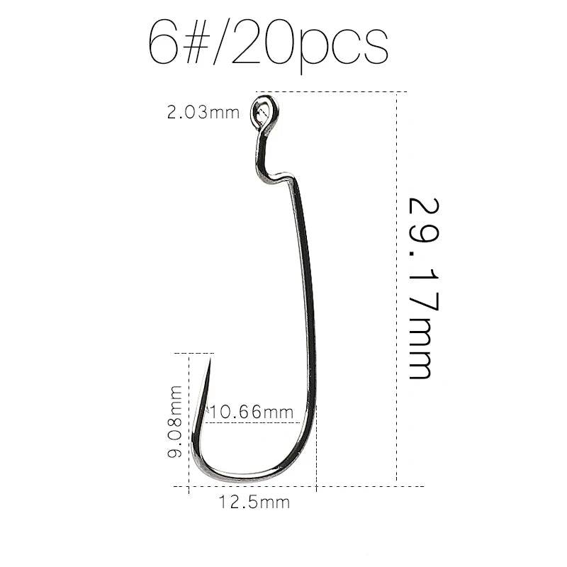 Supercontinent Offset Carbon Steel Crank Hooks – Big Rings - Fish & Cheaps | Fishing & Outdoor Gear