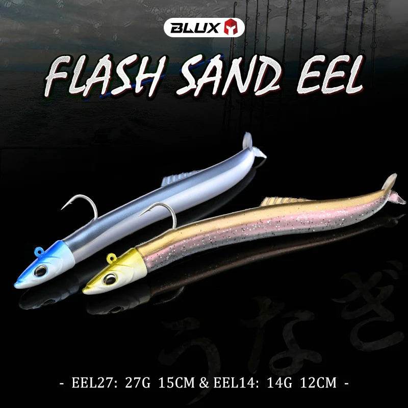BLUX Flash Sand Eel Soft Lure - Fish & Cheaps | Fishing & Outdoor Gear