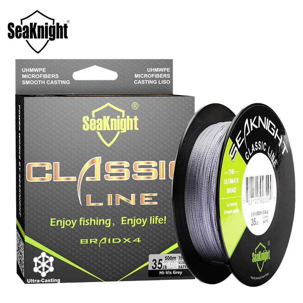 SeaKnight Classic 500M 4-Strand Braided Fishing Line - Fish & Cheaps | Fishing & Outdoor Gear