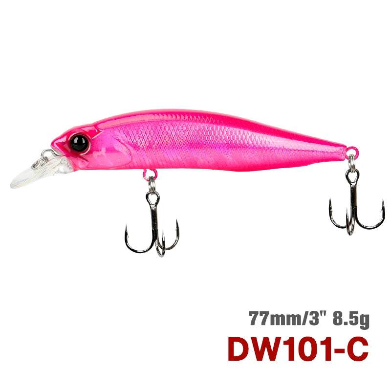 TSURINOYA 77SP Jerkbait – Precision Suspending Minnow - Fish & Cheaps | Fishing & Outdoor Gear