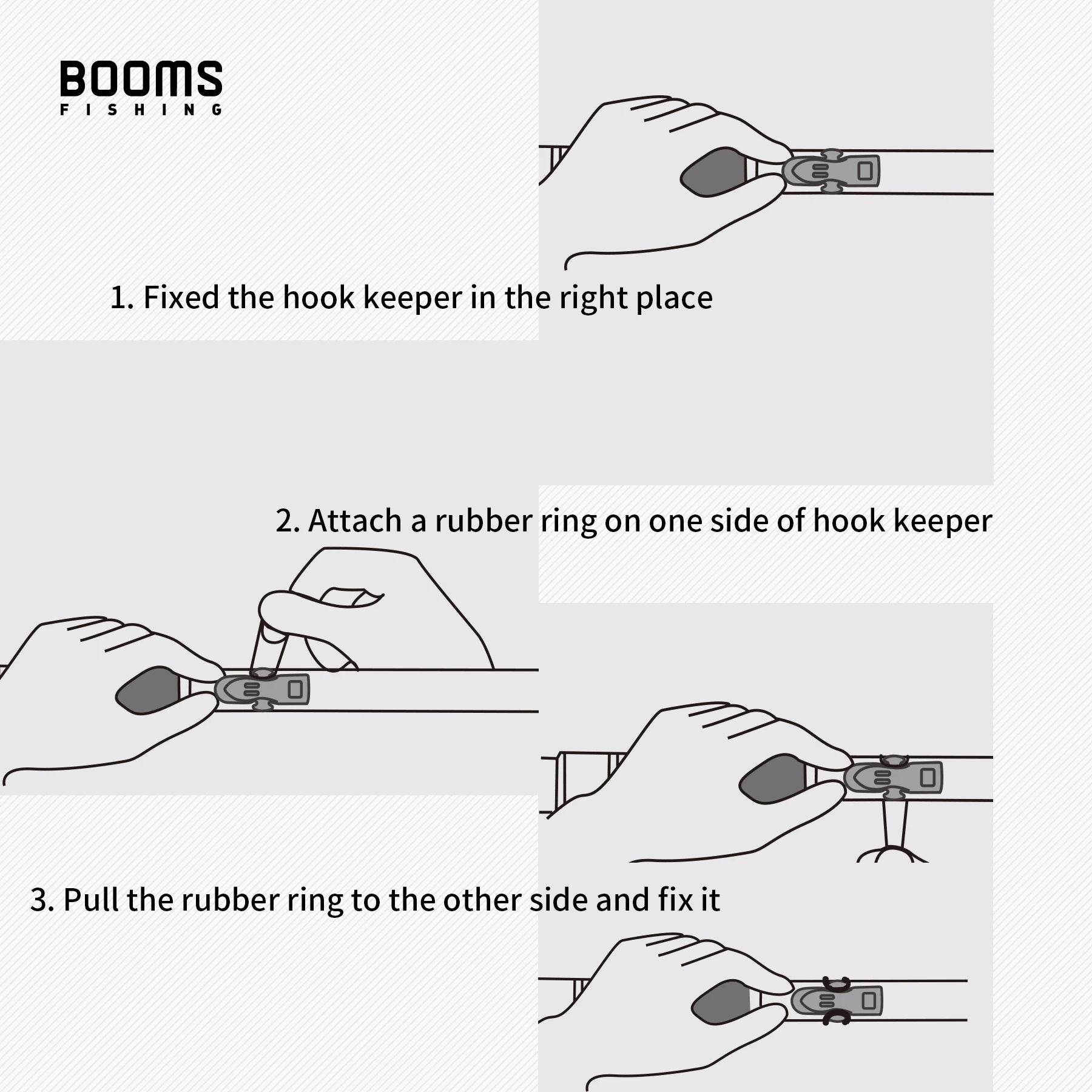 Booms Fishing HK1 Magnetic Hook Keeper – Tangle-Free Rod Storage - Fish & Cheaps | Fishing & Outdoor Gear