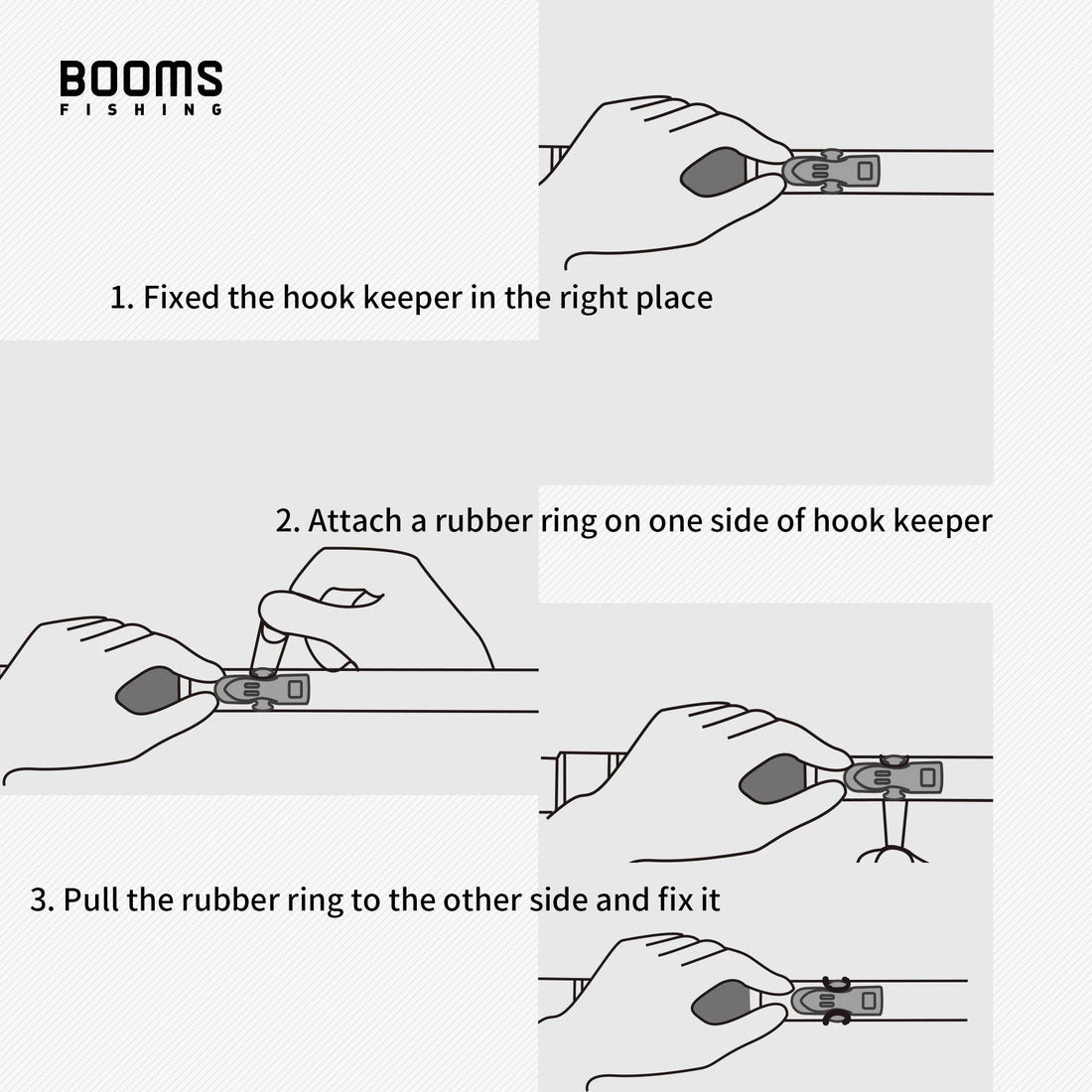 Booms Fishing HK1 Magnetic Hook Keeper – Tangle-Free Rod Storage - Fish & Cheaps | Fishing & Outdoor Gear