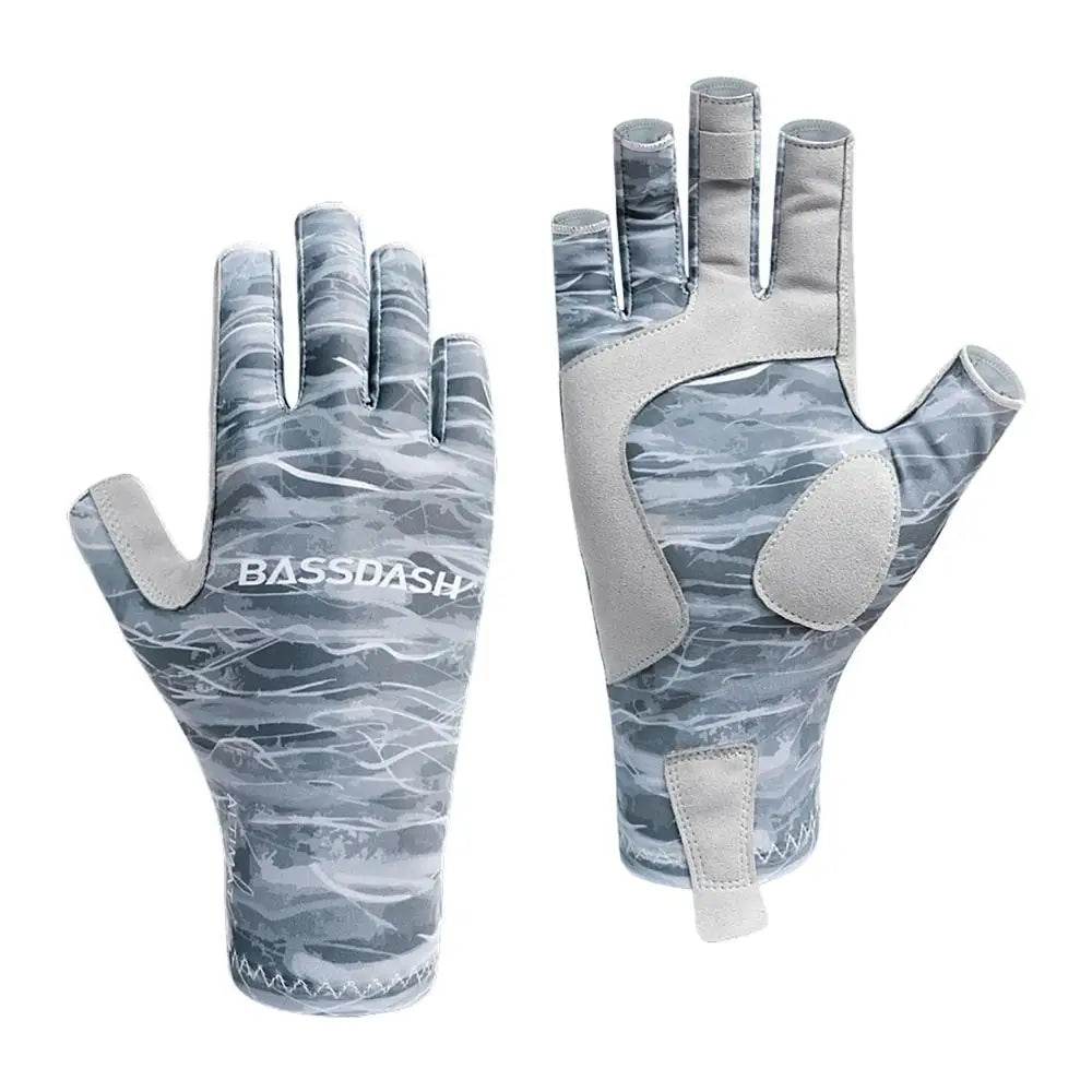 Bassdash ALTIMATE Sun Protection Fingerless Fishing Gloves - Fish & Cheaps | Fishing & Outdoor Gear