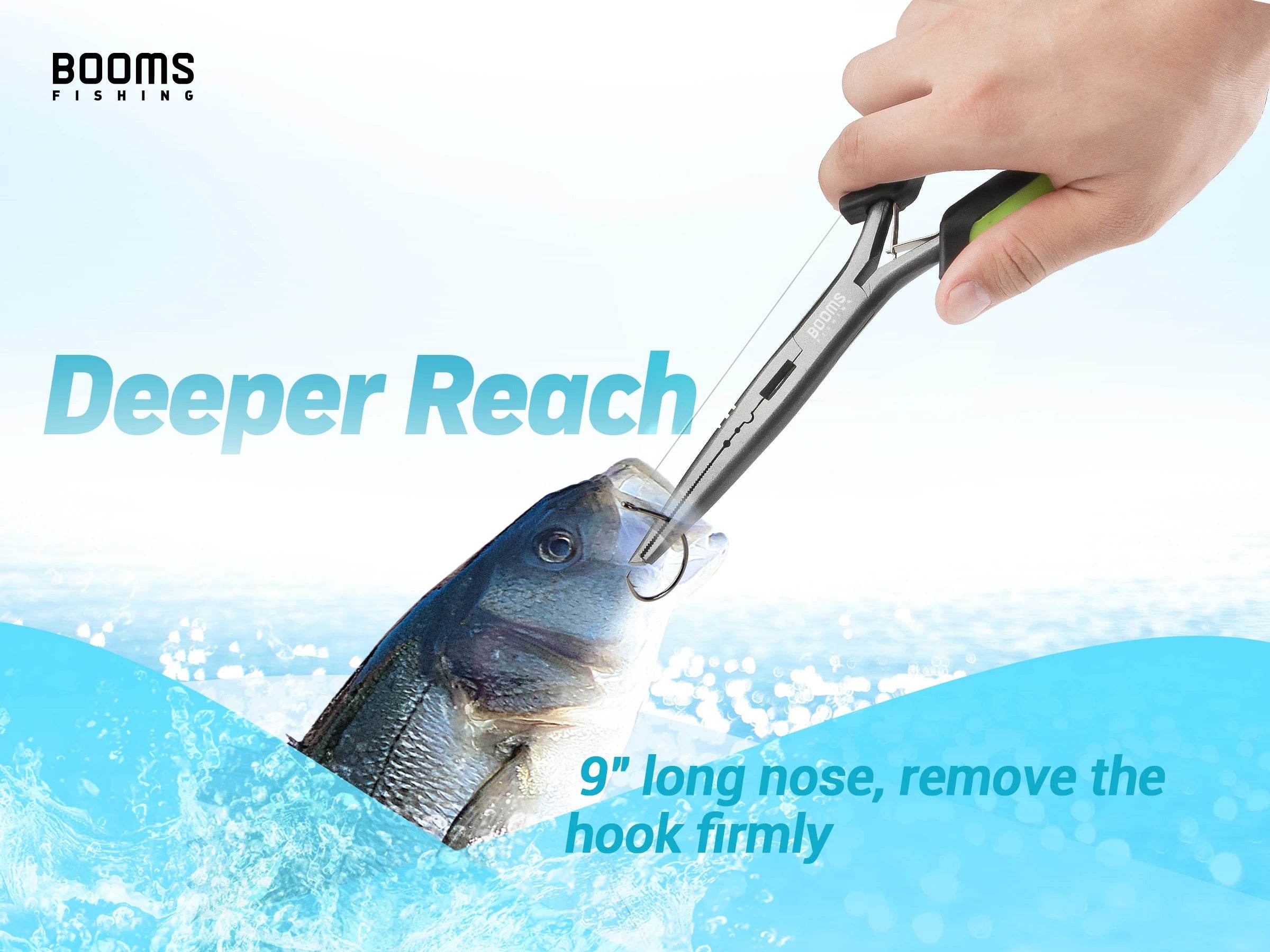 Booms F03 Long Nose Fishing Pliers - Fish & Cheaps | Fishing & Outdoor Gear