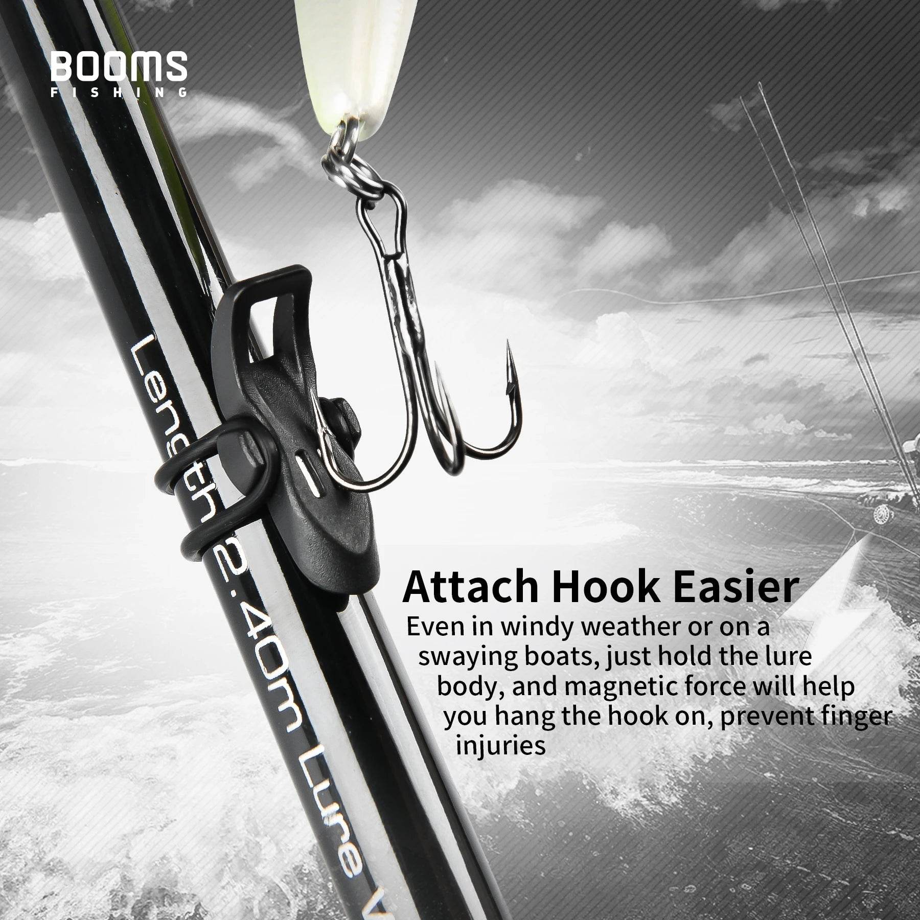 Booms Fishing HK1 Magnetic Hook Keeper – Tangle-Free Rod Storage - Fish & Cheaps | Fishing & Outdoor Gear