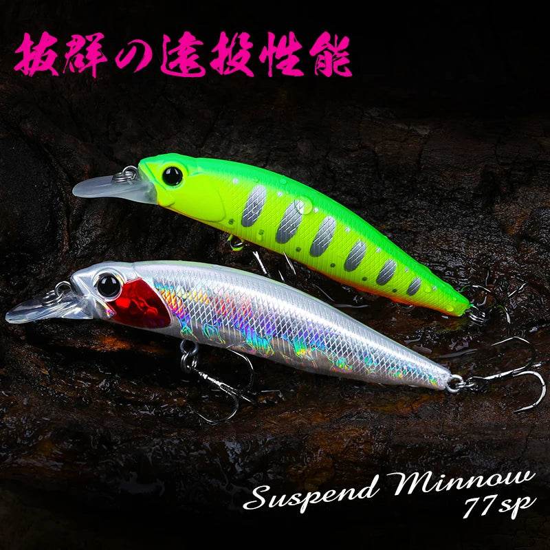TSURINOYA 77SP Jerkbait – Precision Suspending Minnow - Fish & Cheaps | Fishing & Outdoor Gear