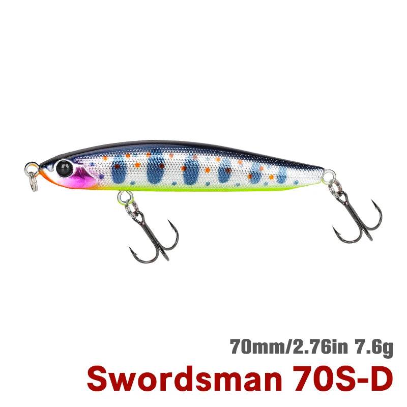 TSURINOYA 70S Sinking Slim Pencil Lure - Fish & Cheaps | Fishing & Outdoor Gear