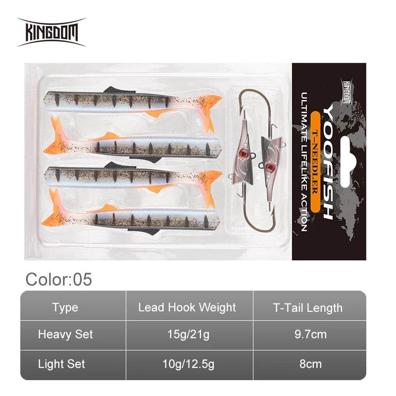 Kingdom T-NEEDLE Jig Soft Lures - Fish & Cheaps | Fishing & Outdoor Gear