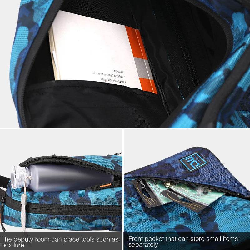 TSURINOYA E1 Camouflage Fishing Bag - Fish & Cheaps | Fishing & Outdoor Gear