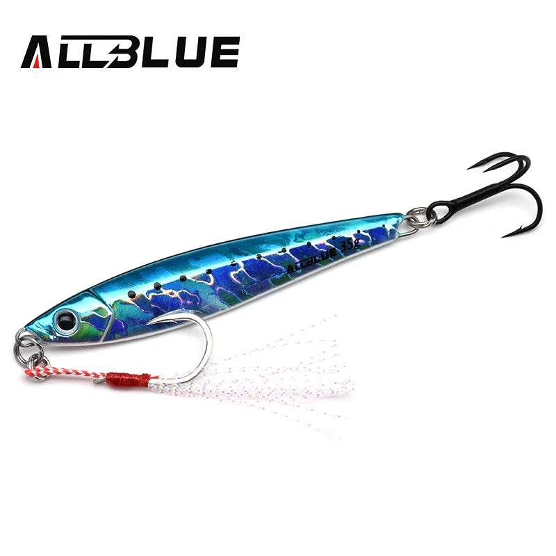 ALLBLUE Metal Jigging Spoon 35g – 3D Print Laser Lure - Fish & Cheaps | Fishing & Outdoor Gear