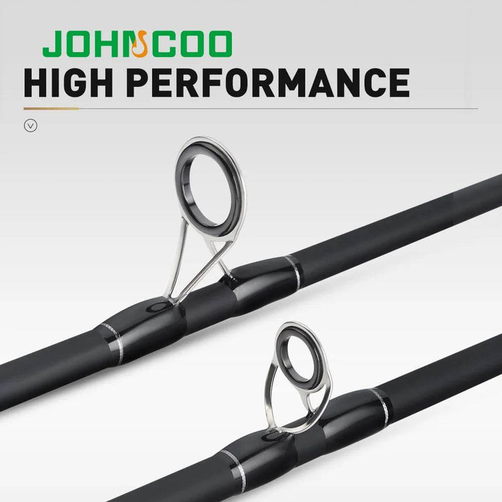 JOHNCOO Carbon Baitcasting Rod – 2.7m/3.0m Travel Power - Fish & Cheaps | Fishing & Outdoor Gear
