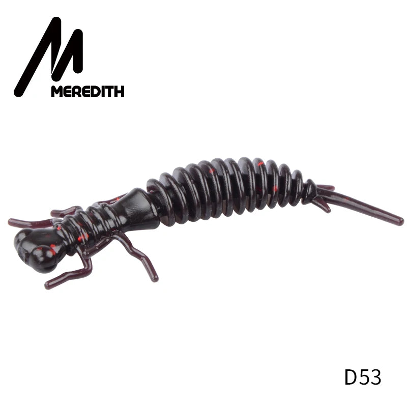 MEREDITH 10pcs Larva Soft Plastic Fishing Lures