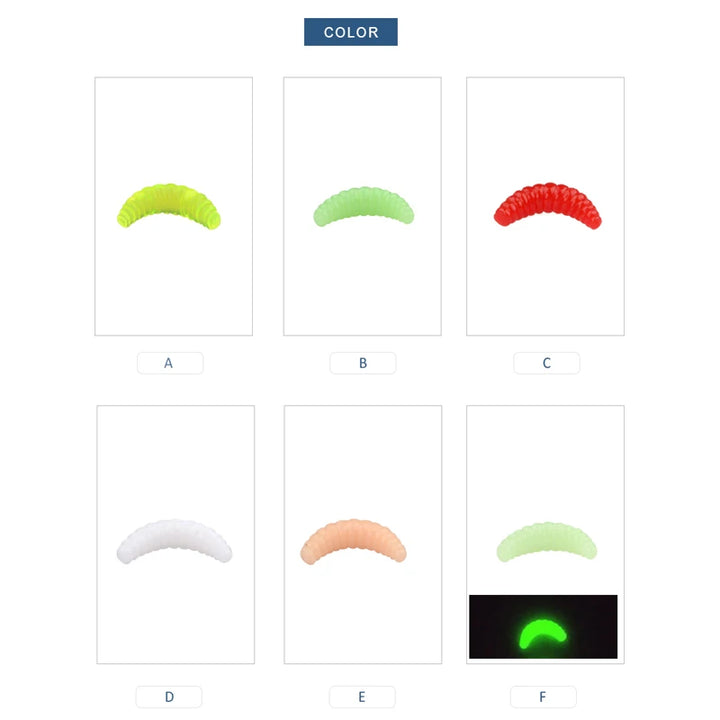 Meredith Soft Grub Maggot Lure Baits – Lures
