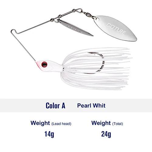 Goture Elfin Spinnerbait – 360° Willow Spoon Buzzbait - Fish & Cheaps | Fishing & Outdoor Gear