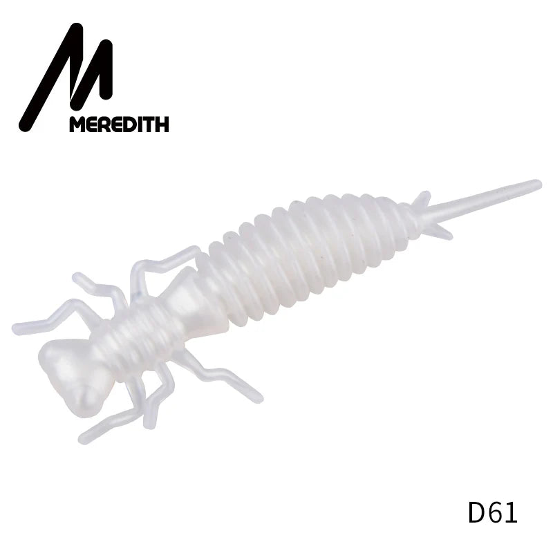 MEREDITH 10pcs Larva Soft Plastic Fishing Lures