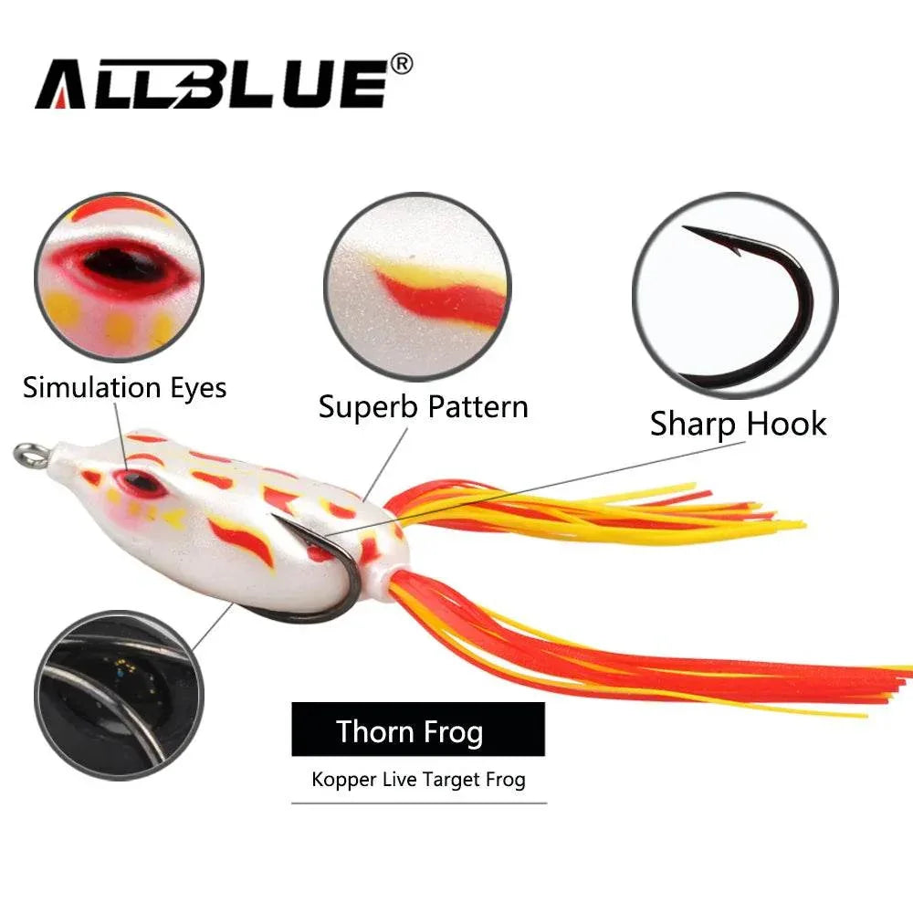 ALLBLUE Kopper Live Target Frog Lure - Fish & Cheaps | Fishing & Outdoor Gear