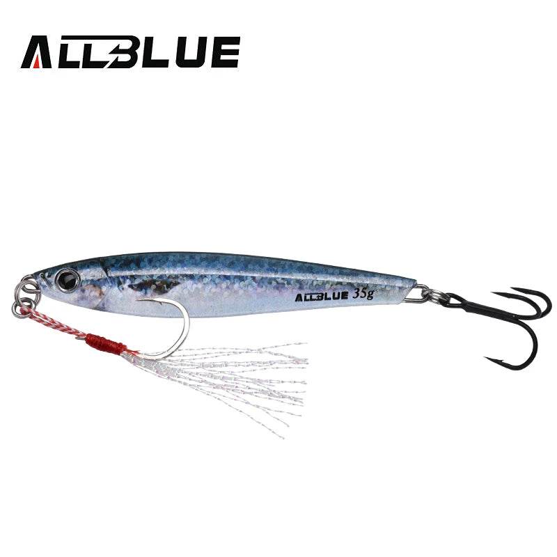 ALLBLUE Metal Jigging Spoon 35g – 3D Print Laser Lure - Fish & Cheaps | Fishing & Outdoor Gear