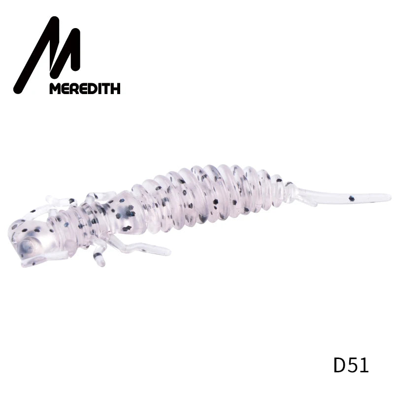 MEREDITH 10pcs Larva Soft Plastic Fishing Lures