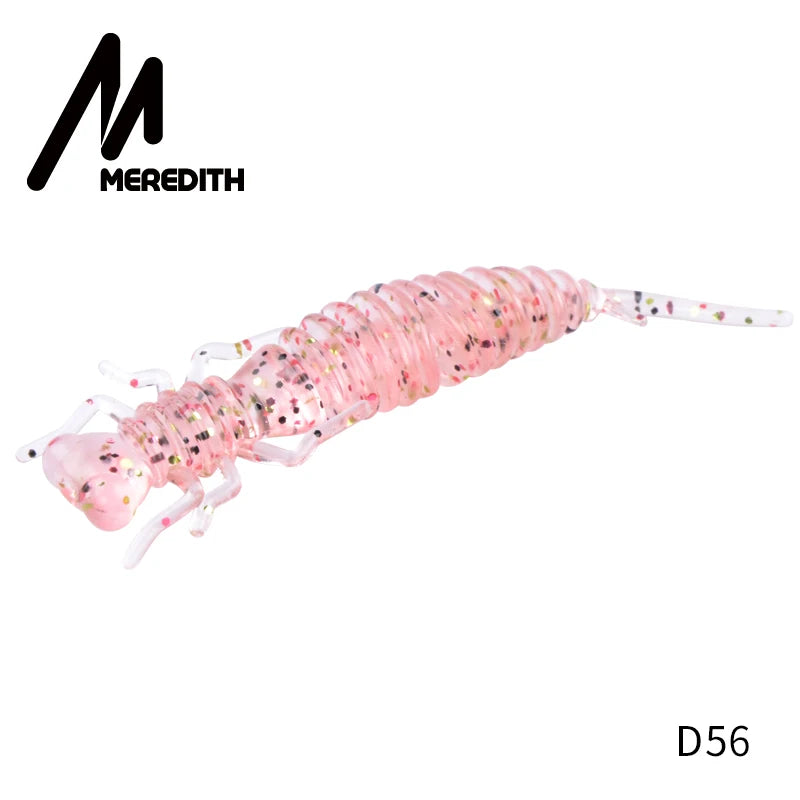 MEREDITH 10pcs Larva Soft Plastic Fishing Lures