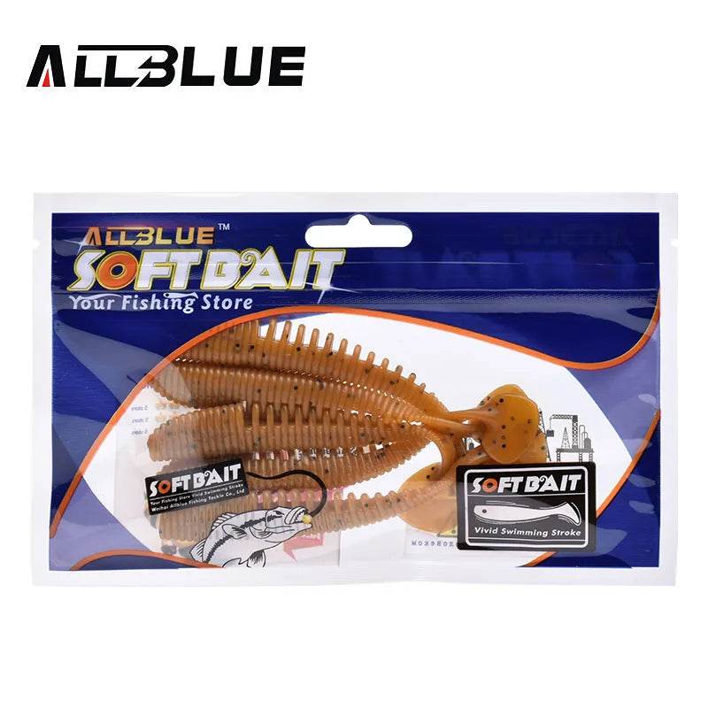 ALLBLUE Silicone Shad Worm Lure Set - Fish & Cheaps | Fishing & Outdoor Gear