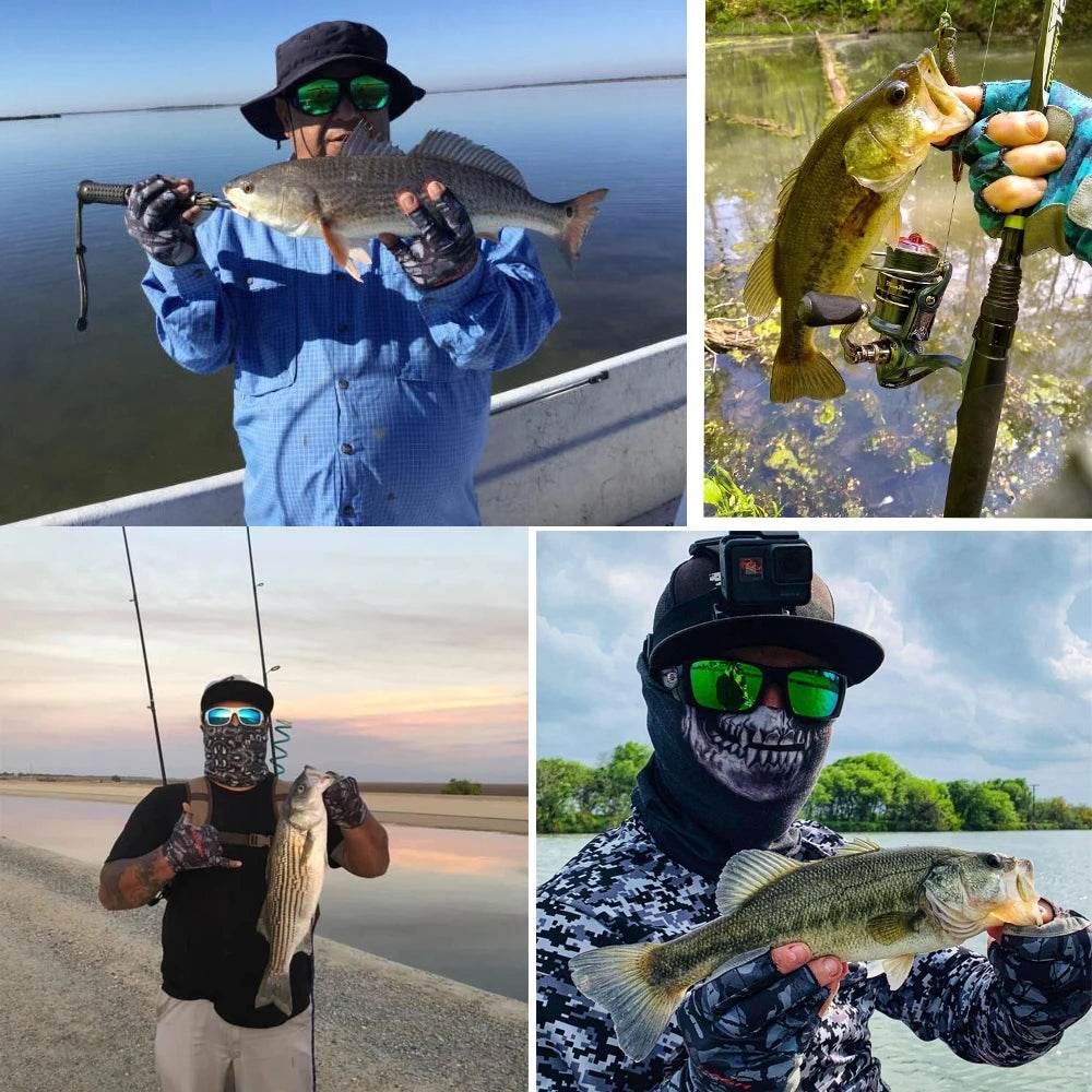 Bassdash ALTIMATE Sun Protection Fingerless Fishing Gloves - Fish & Cheaps | Fishing & Outdoor Gear