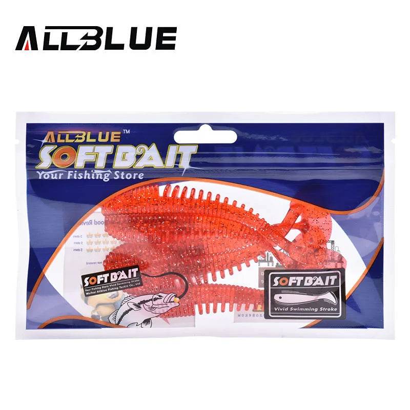 ALLBLUE Silicone Shad Worm Lure Set - Fish & Cheaps | Fishing & Outdoor Gear