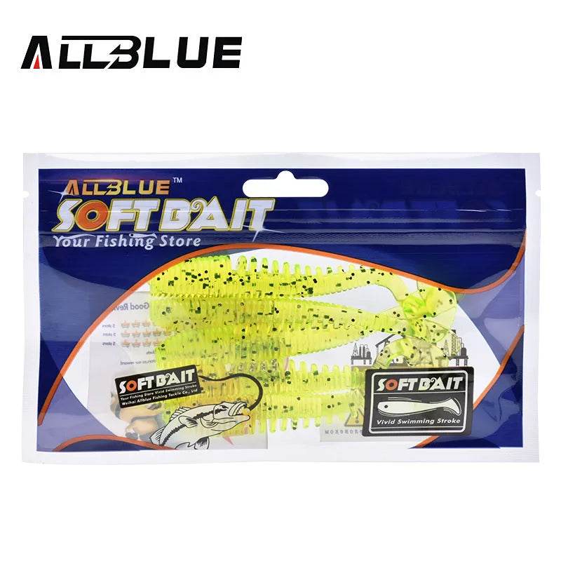 ALLBLUE Silicone Shad Worm Lure Set - Fish & Cheaps | Fishing & Outdoor Gear