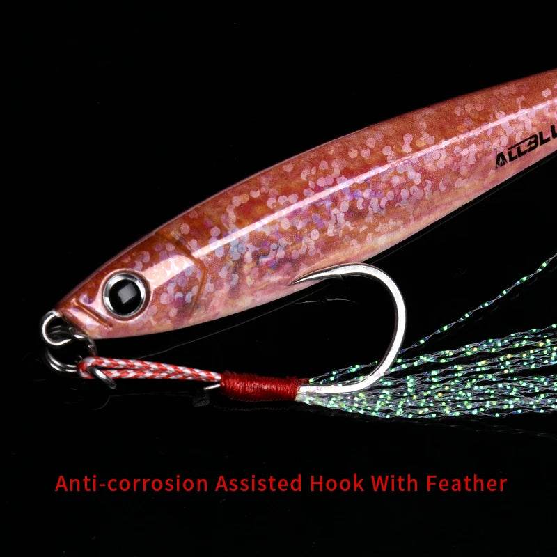 ALLBLUE Metal Jigging Spoon 35g – 3D Print Laser Lure - Fish & Cheaps | Fishing & Outdoor Gear