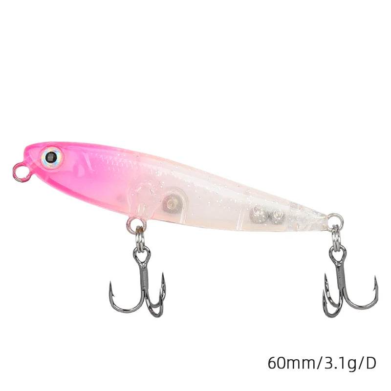 TSURINOYA Floating Pencil 60F – Walk-the-Dog Topwater Lure - Fish & Cheaps | Fishing & Outdoor Gear