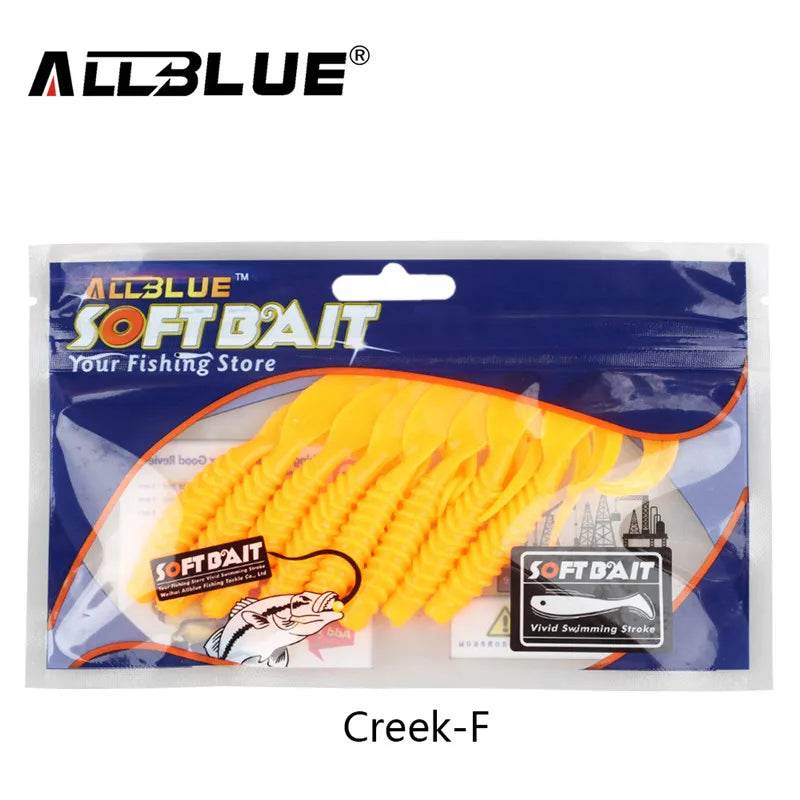 ALLBLUE Creek Single Tail Soft Bait – Versatile Grubs - Fish & Cheaps | Fishing & Outdoor Gear