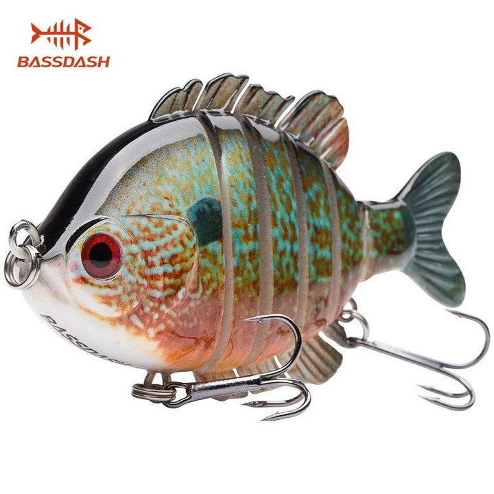 Bassdash SwimPanfish Multi-Jointed Bluegill Crank Lure - Fish & Cheaps | Fishing & Outdoor Gear