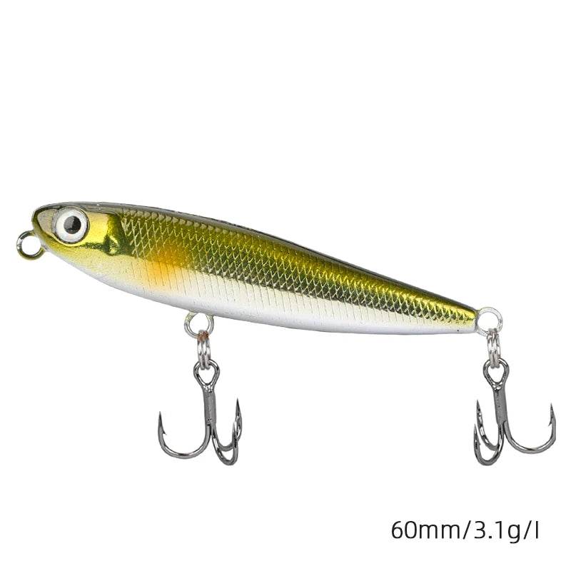 TSURINOYA Floating Pencil 60F – Walk-the-Dog Topwater Lure - Fish & Cheaps | Fishing & Outdoor Gear