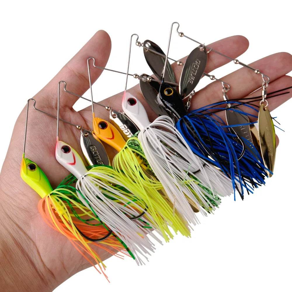 Goture Elfin Spinnerbait – 360° Willow Spoon Buzzbait - Fish & Cheaps | Fishing & Outdoor Gear