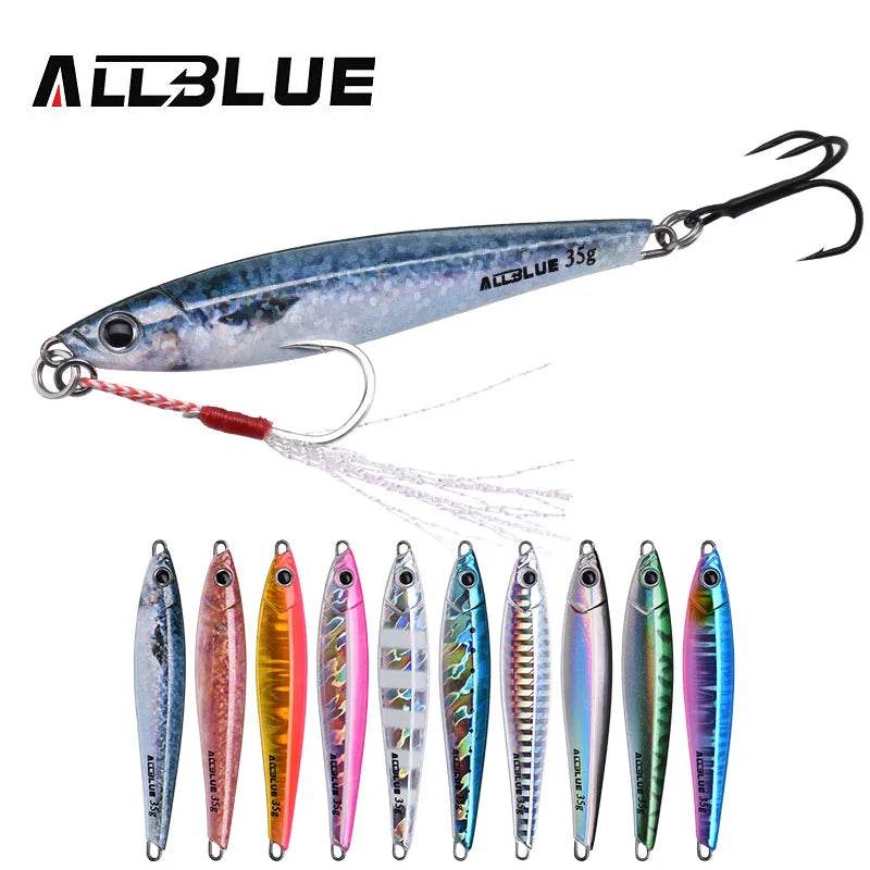 ALLBLUE Metal Jigging Spoon 35g – 3D Print Laser Lure - Fish & Cheaps | Fishing & Outdoor Gear