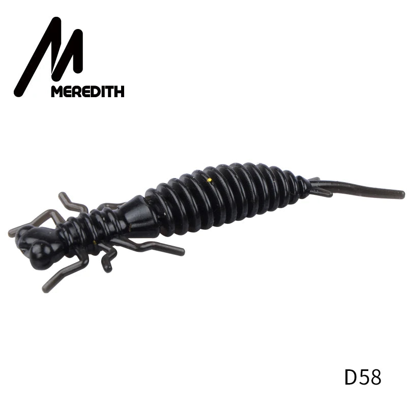 MEREDITH 10pcs Larva Soft Plastic Fishing Lures